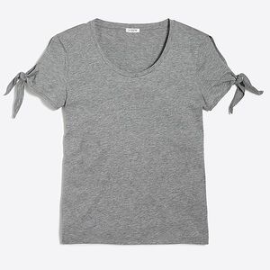 NWOT J Crew tie shoulder Tee